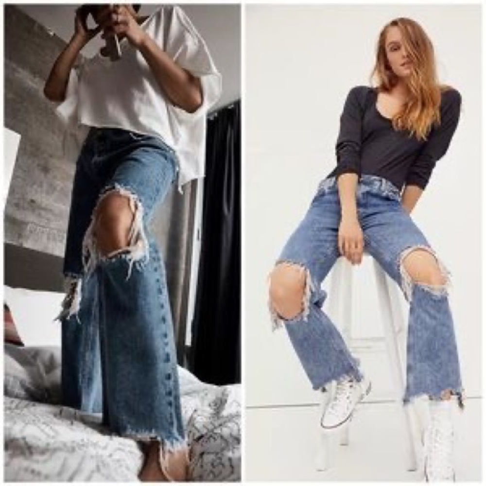 We the free x free people mid rise jeans Maggie worn 2-3 times size 28